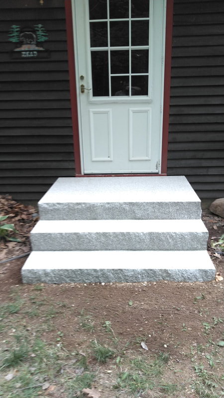Granite Steps by Arthur's Memorials Conway, N.H.